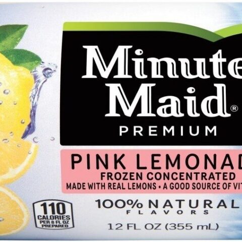 Minute Maid Fruit Drink Pink Lemonade 12-Pack — front of pack