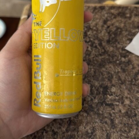 Red Bull Energy Drink Tropical 12 fl oz — front of pack