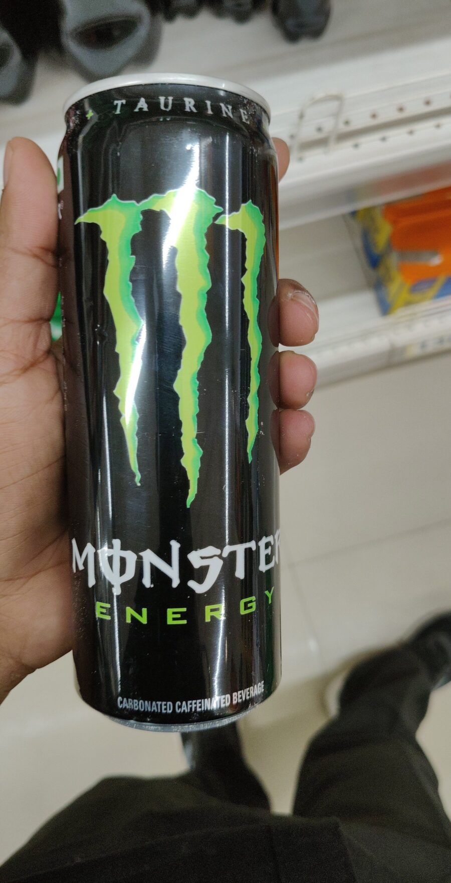 Monster Energy Drink Original 16 fl oz — Front view