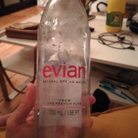 Evian Natural Spring Water Still 16.9 fl oz — front of pack