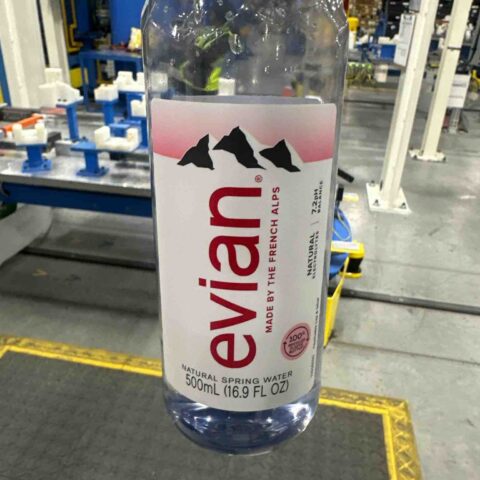Evian Natural Spring Water Still 1 L — front of pack