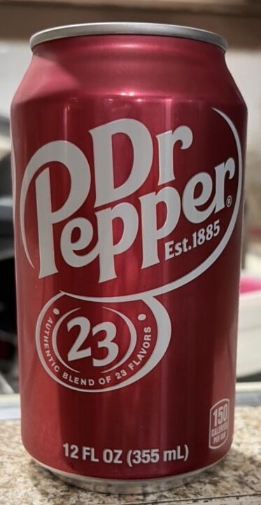 Dr Pepper Soda Original 12 fl oz — Front view