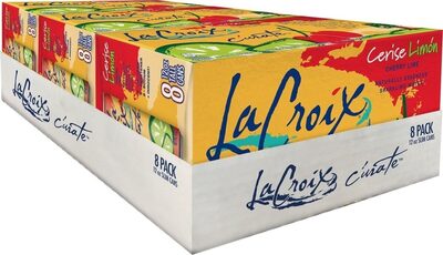 LaCroix Sparkling Water Lime 8-Pack — front of pack