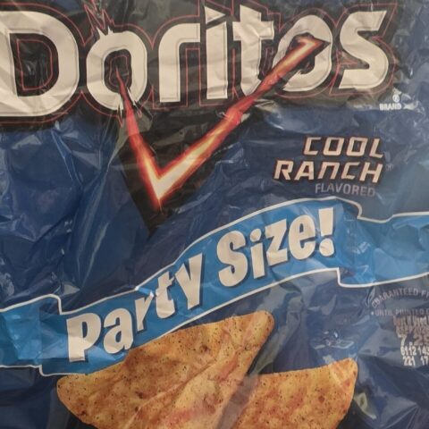Doritos Tortilla Chips Cool Ranch Party Size — front of pack