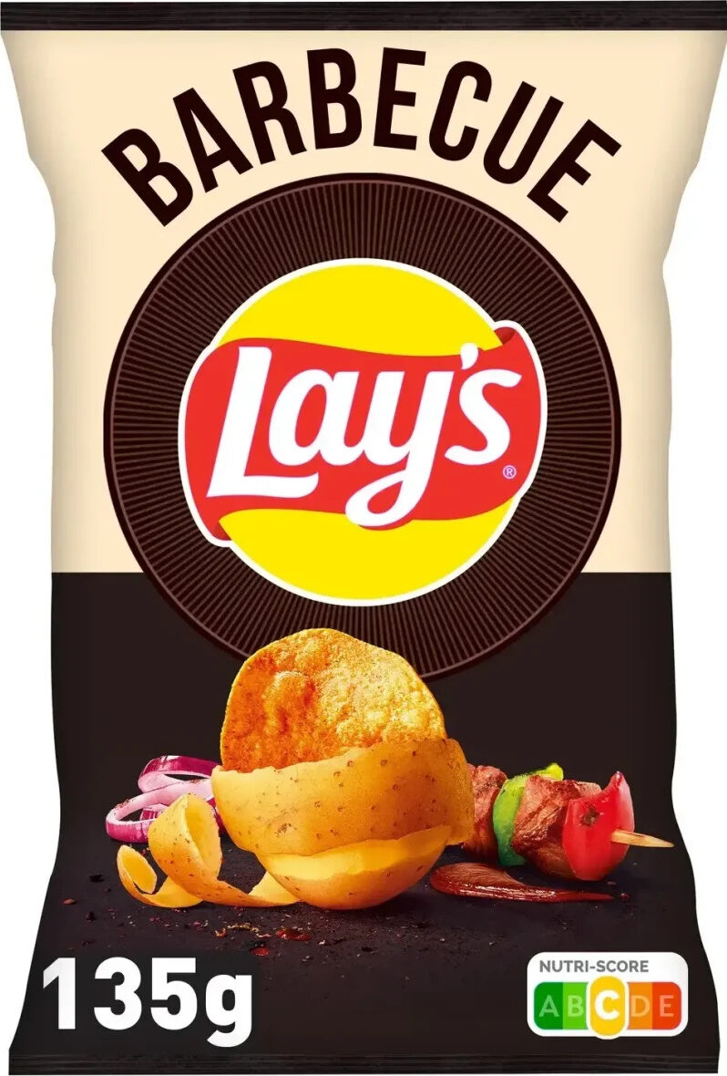 Lay's Potato Chips Barbecue 2.625 oz — Front view