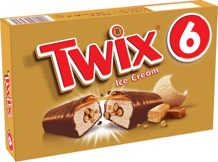 Twix Cookie Bars Caramel 12-Pack — Front view