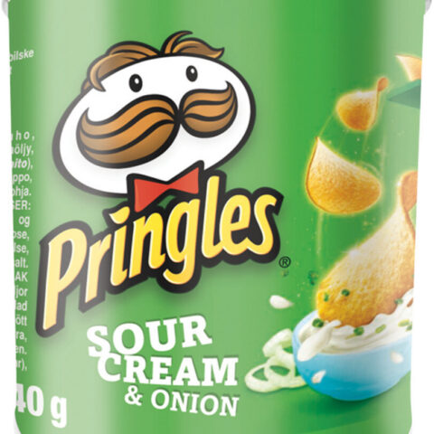 Pringles Potato Crisps Sour Cream & Onion 5.2 oz — front of pack
