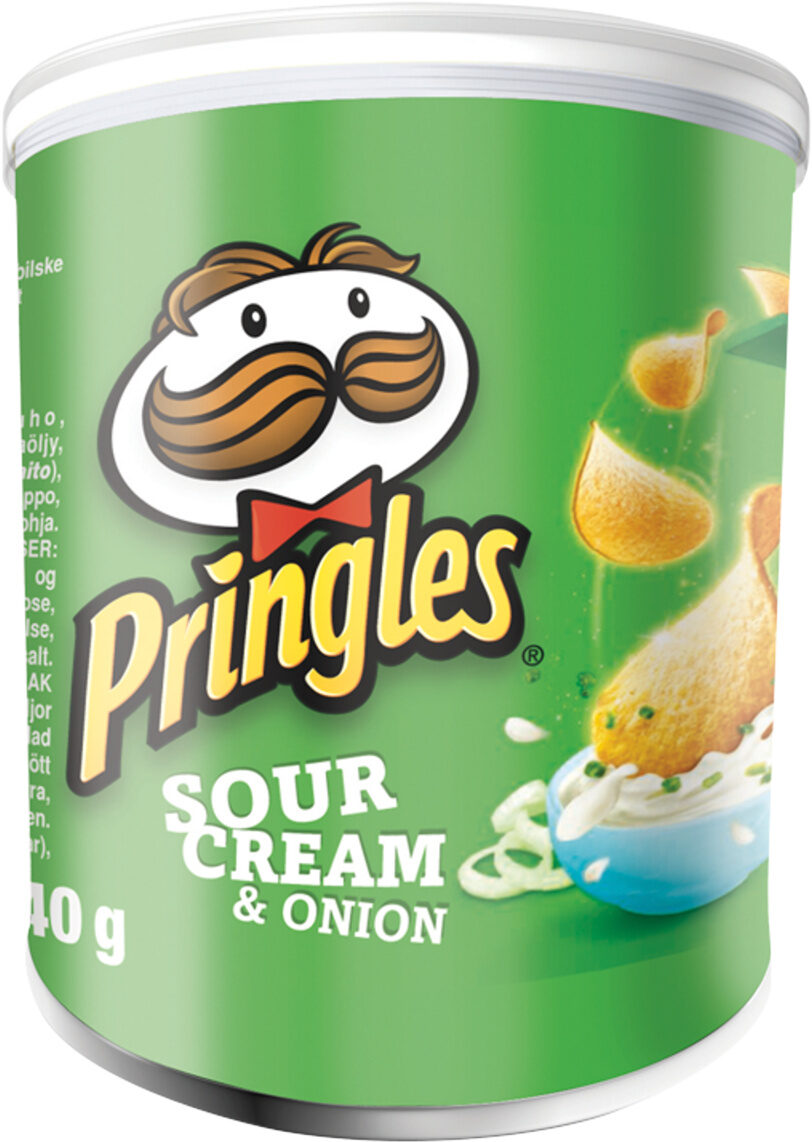 Pringles Potato Crisps Sour Cream & Onion 5.2 oz — Front view