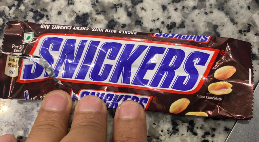 Snickers Chocolate Bar Original 1.86 oz — Front view