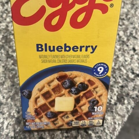 Eggo Frozen Waffles Blueberry 10-Count — front of pack