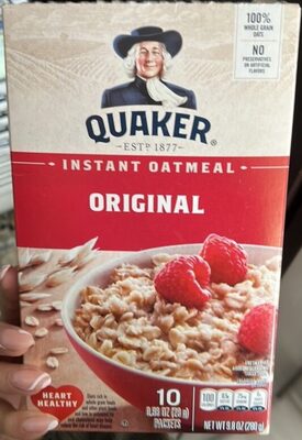 Quaker Instant Oatmeal Original 12-Count — front of pack