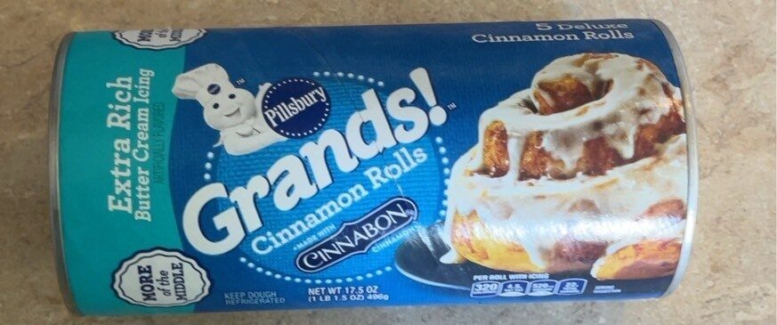 Pillsbury Cinnamon Rolls Original Icing 8-Count — Front view