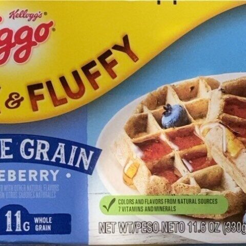 Eggo Frozen Waffles Blueberry 16-Count — front of pack