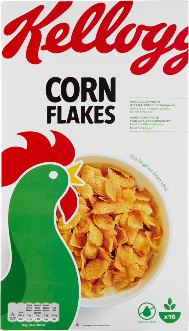 Kellogg's Corn Flakes Cereal Original Family Size — Front view