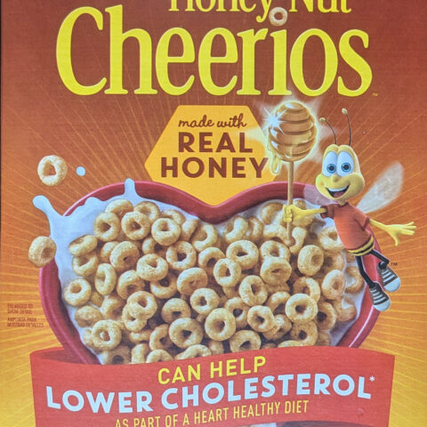 General Mills Cheerios Cereal Honey Nut 18.8 oz — front of pack