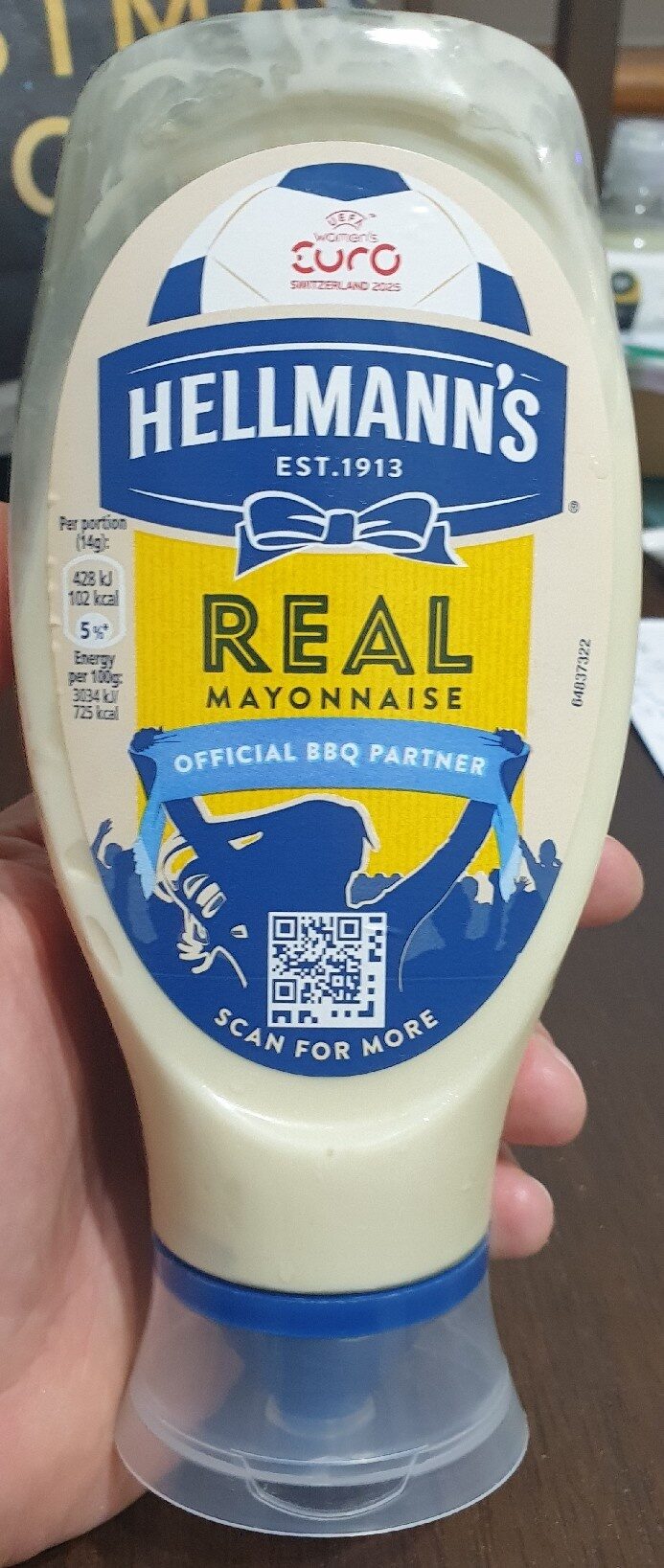 Hellmann's Mayonnaise Real 30 oz — Front view