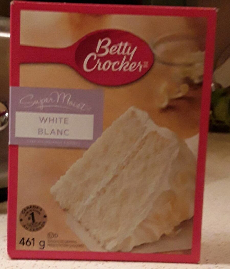 Betty Crocker Cake Mix White 15.25 oz — Front view
