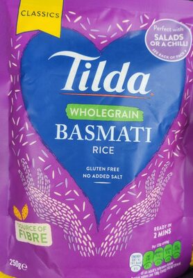 Tilda Basmati Rice Wholegrain 2 lb — front of pack