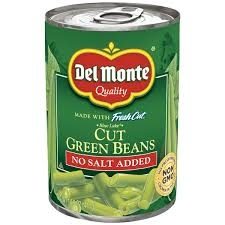 Del Monte Canned Vegetables Green Beans 8.5 oz — front of pack