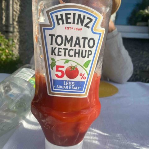 Heinz Tomato Ketchup No Sugar Added 38 oz — front of pack