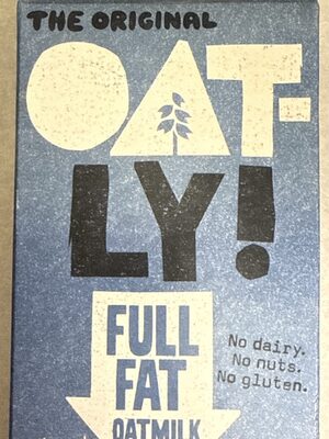 Oatly Oatmilk Full Fat 64 fl oz — front of pack
