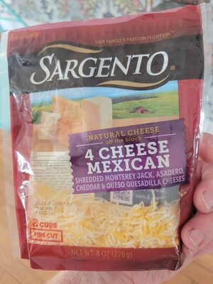 Sargento Shredded Cheese Mexican Blend 5 oz — front of pack