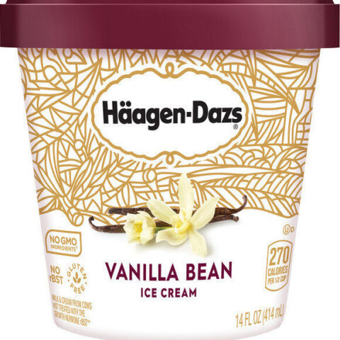 Häagen-Dazs Ice Cream Vanilla 14 fl oz — front of pack
