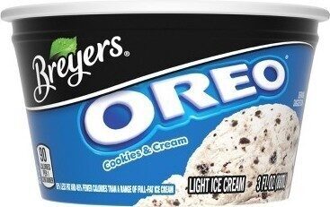 Breyers Ice Cream Cookies & Cream 64 fl oz — front of pack