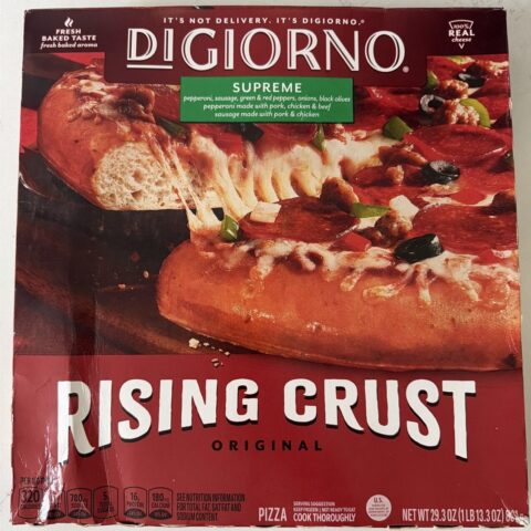 DiGiorno Rising Crust Pizza Supreme 12 in — front of pack