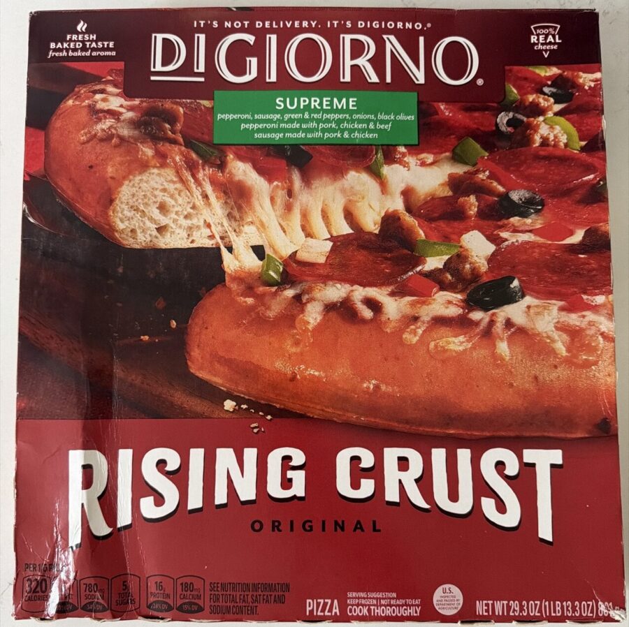 DiGiorno Rising Crust Pizza Supreme 12 in — Front view