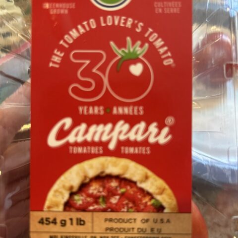 Sunset Roma Tomatoes Fresh 4-Count — front of pack