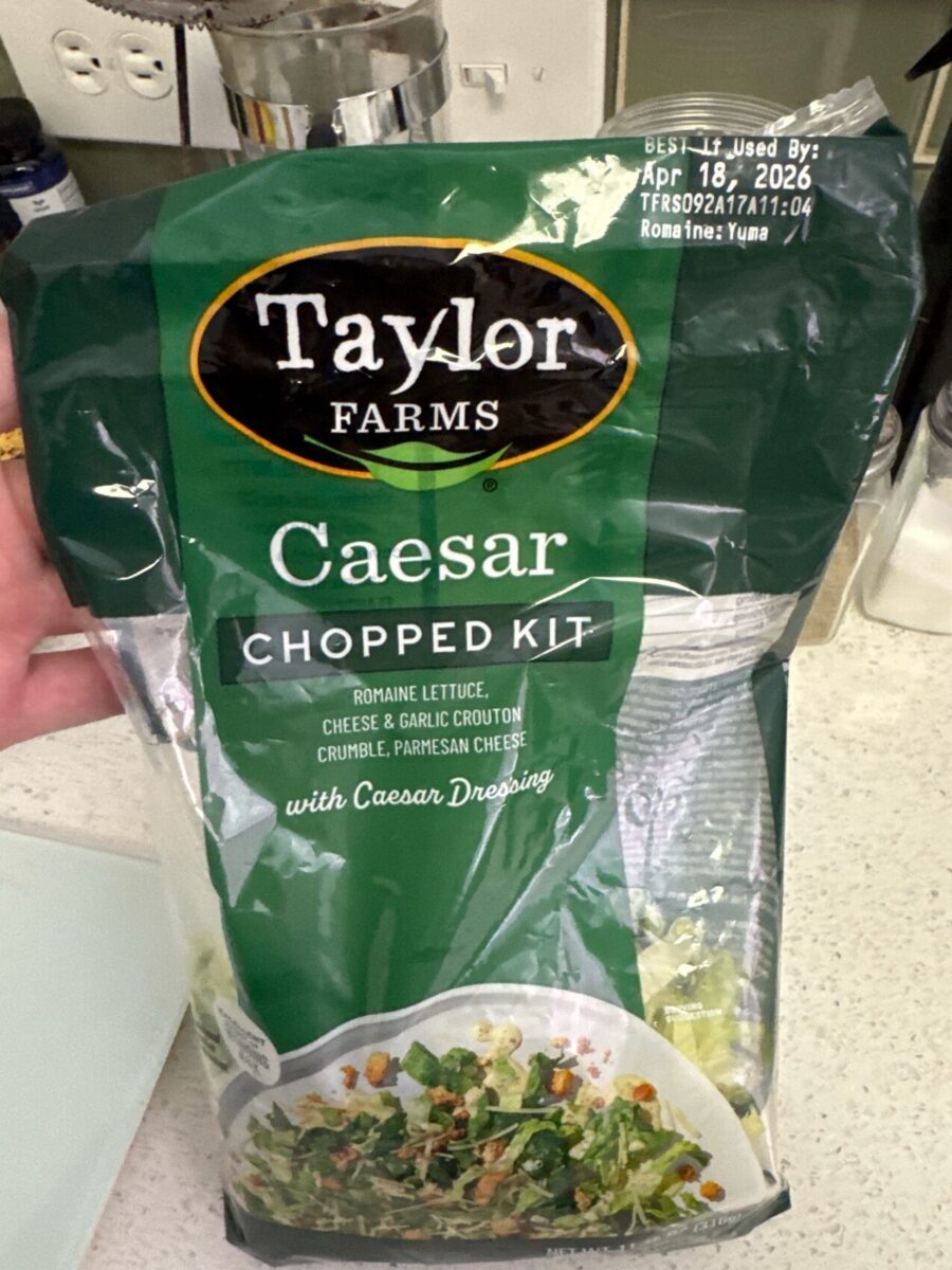 Taylor Farms Salad Kit Caesar 11 oz — Front view