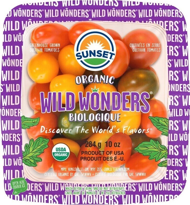 Sunset Roma Tomatoes Organic 1 lb — Front view