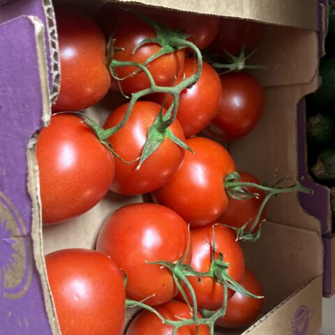Sunset Roma Tomatoes Fresh 2 lb — front of pack