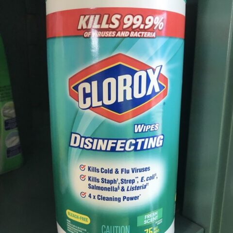 Clorox Disinfecting Wipes Lemon 75-Count — front of pack