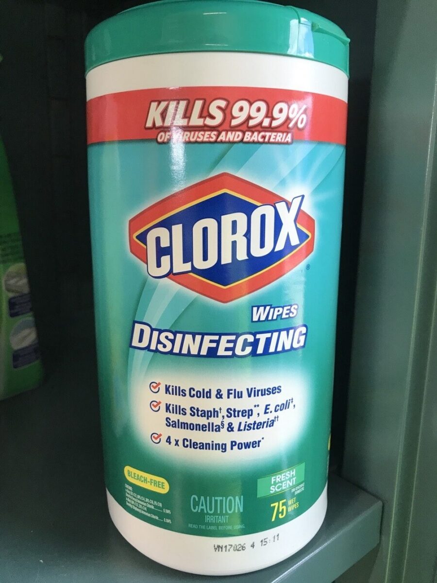 Clorox Disinfecting Wipes Lemon 75-Count — Front view