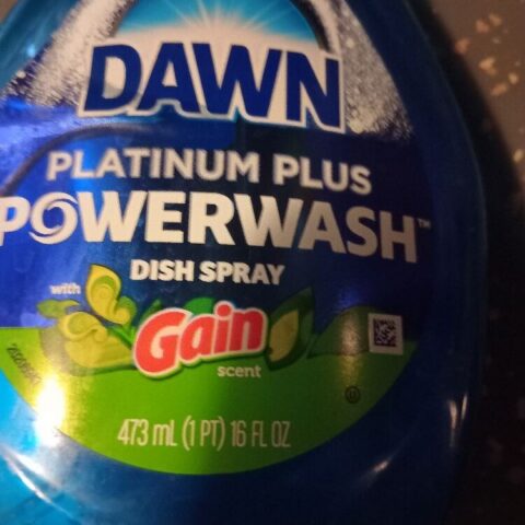Dawn Dish Soap Free & Clear 38 fl oz — front of pack