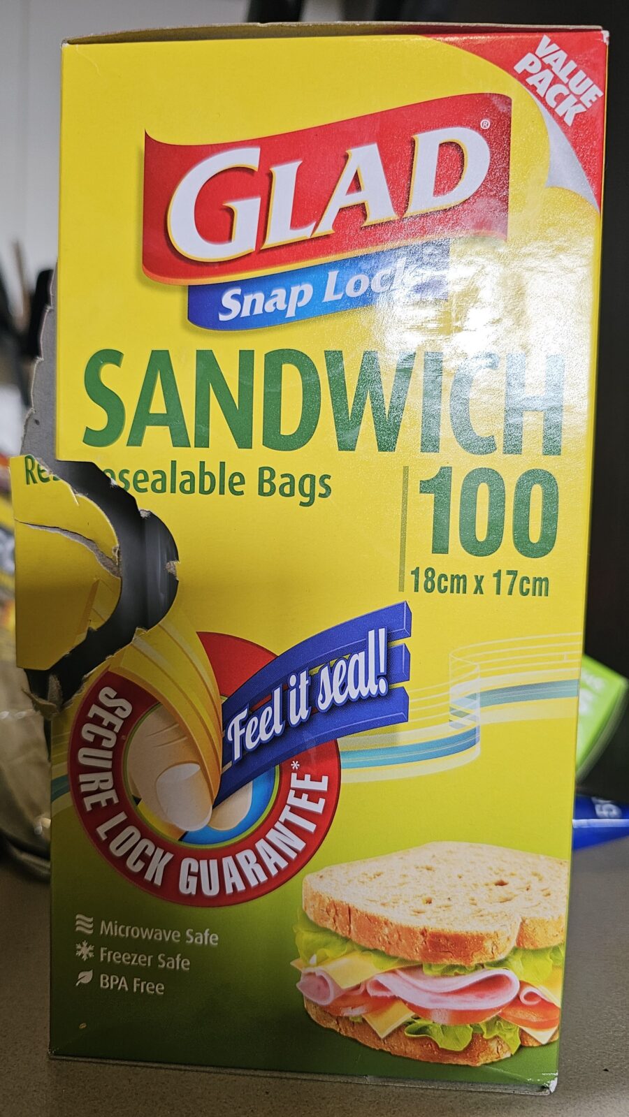 Glad Trash Bags ForceFlex Plus 80-Count — Front view