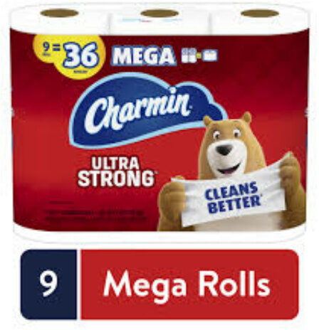 Charmin Bath Tissue Ultra Strong 6 Mega Rolls — front of pack