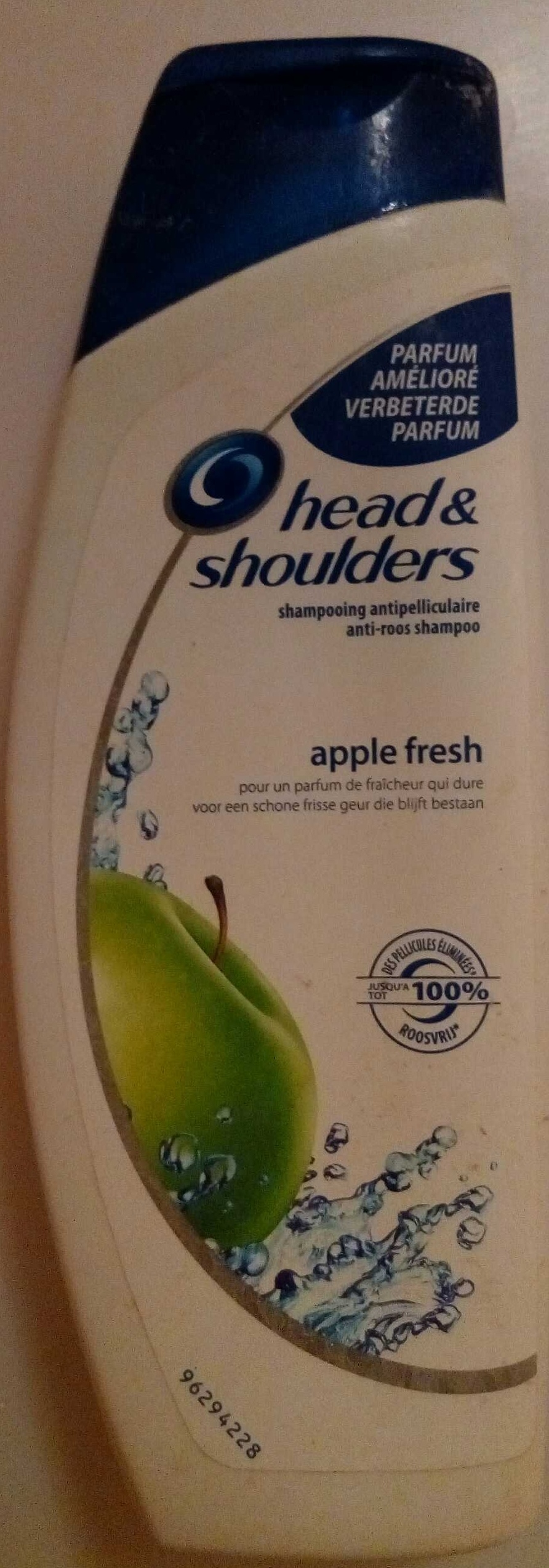 Head & Shoulders Shampoo Green Apple 12.5 fl oz — Front view