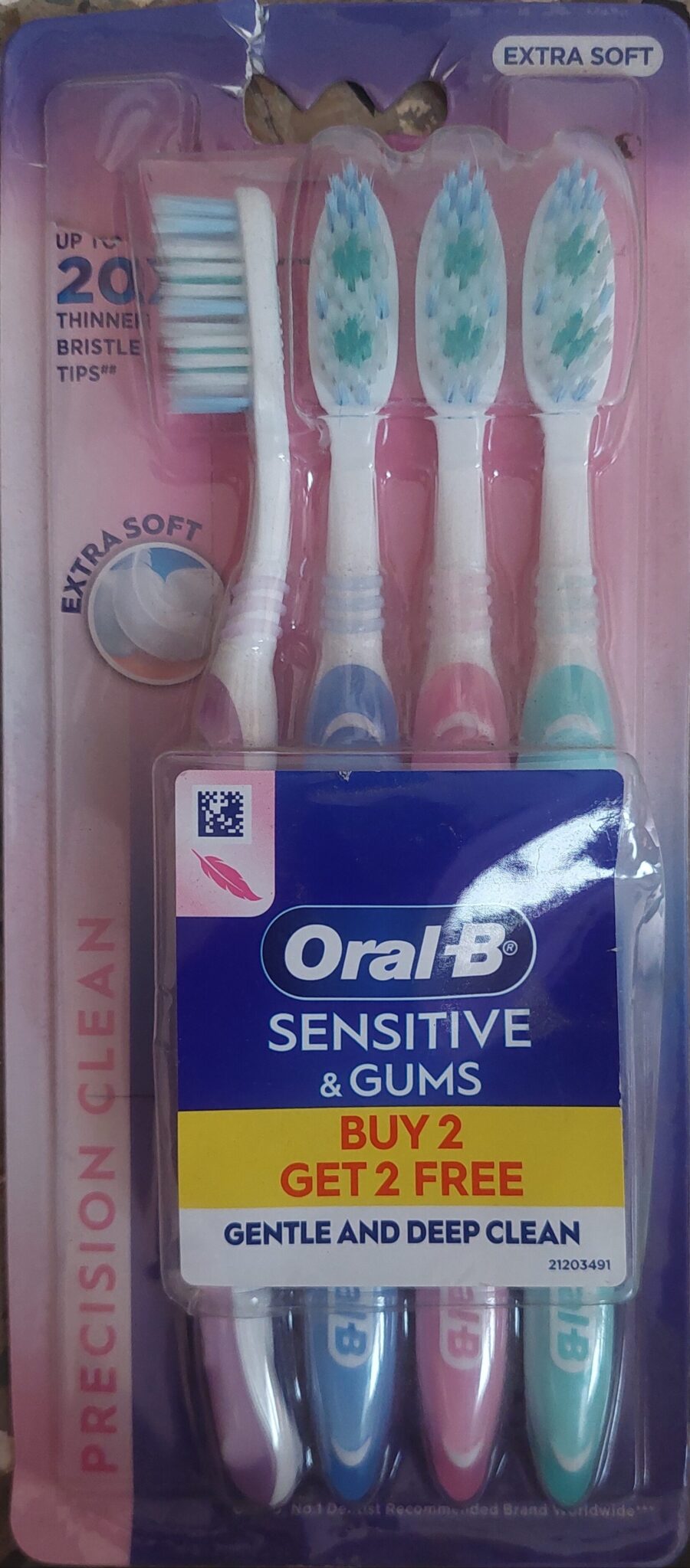 Oral-B Toothbrushes Soft 8-Pack — Front view