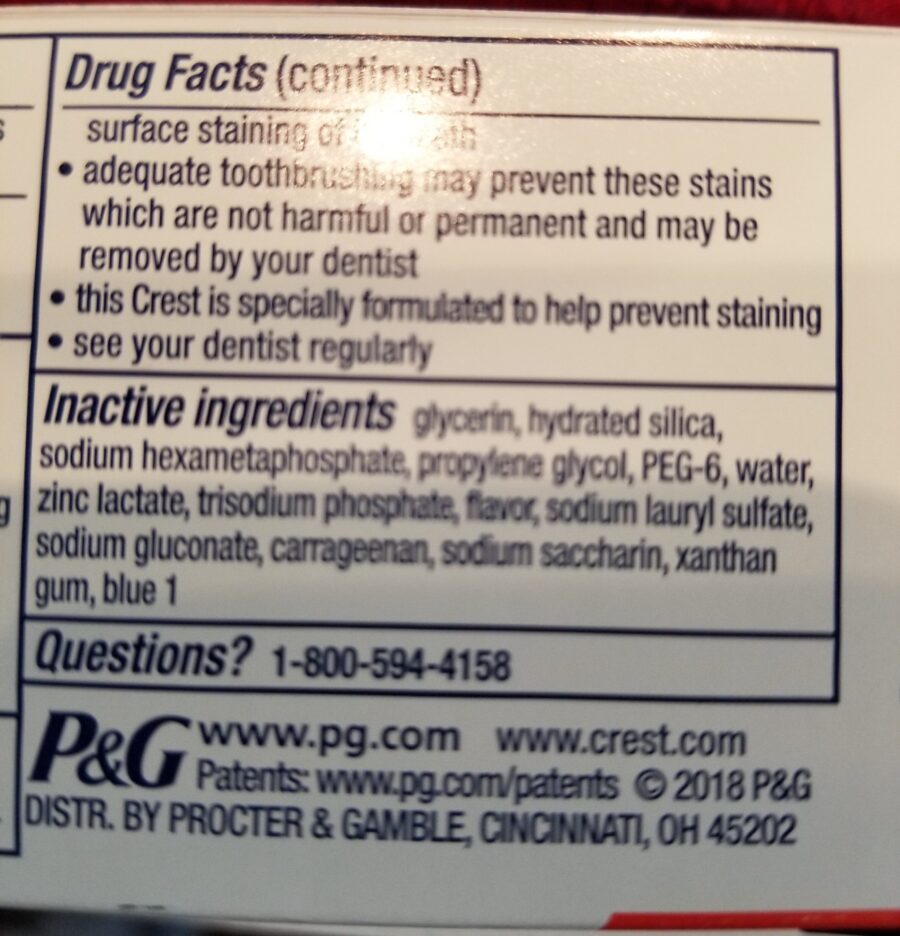 Crest Toothpaste Gum Detoxify 3-Pack — Front view