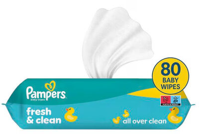 Pampers Baby Wipes Complete Clean 56-Count — front of pack