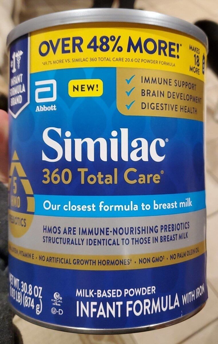 Similac Infant Formula 360 Total Care 20.6 oz — Front view