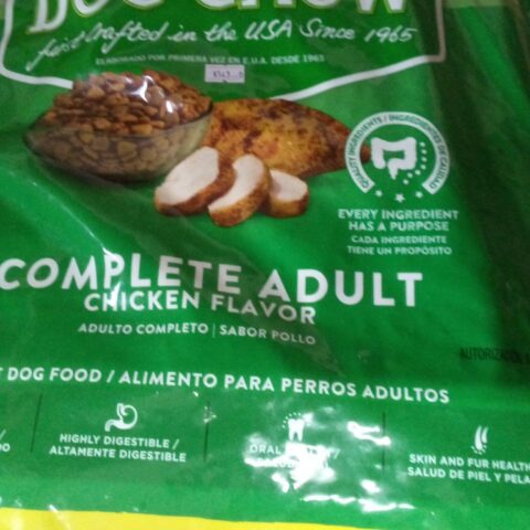 Purina Dry Dog Food Chicken & Rice 4 lb — front of pack