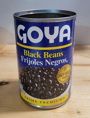 Goya Black Beans Original 15.5 oz — front of pack