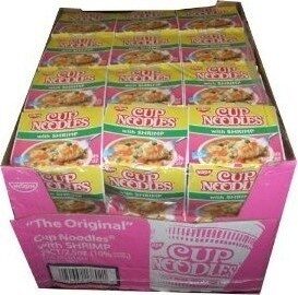 Nissin Cup Noodles Shrimp 6-Pack — front of pack