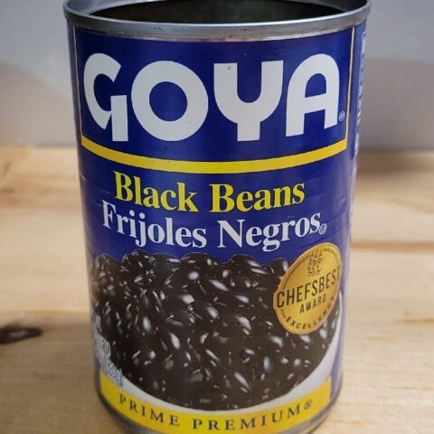 Goya Black Beans Low Sodium 12-Pack — front of pack