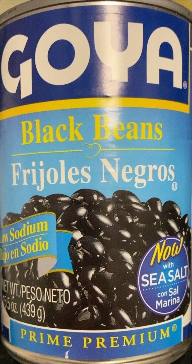 Goya Black Beans Original 4-Pack — Front view