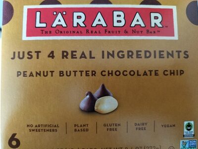 Lärabar Fruit & Nut Bars Peanut Butter Chocolate Chip 6-Count — front of pack